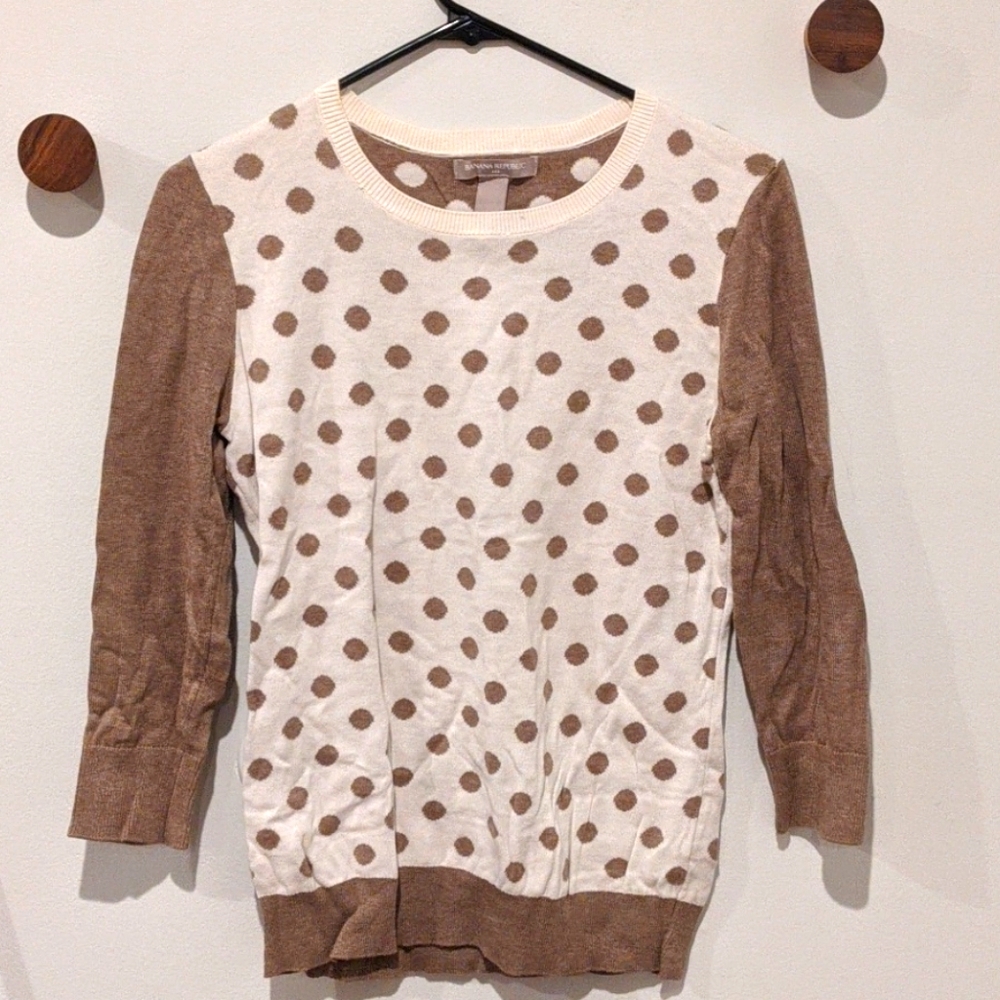 Polka dot sweater